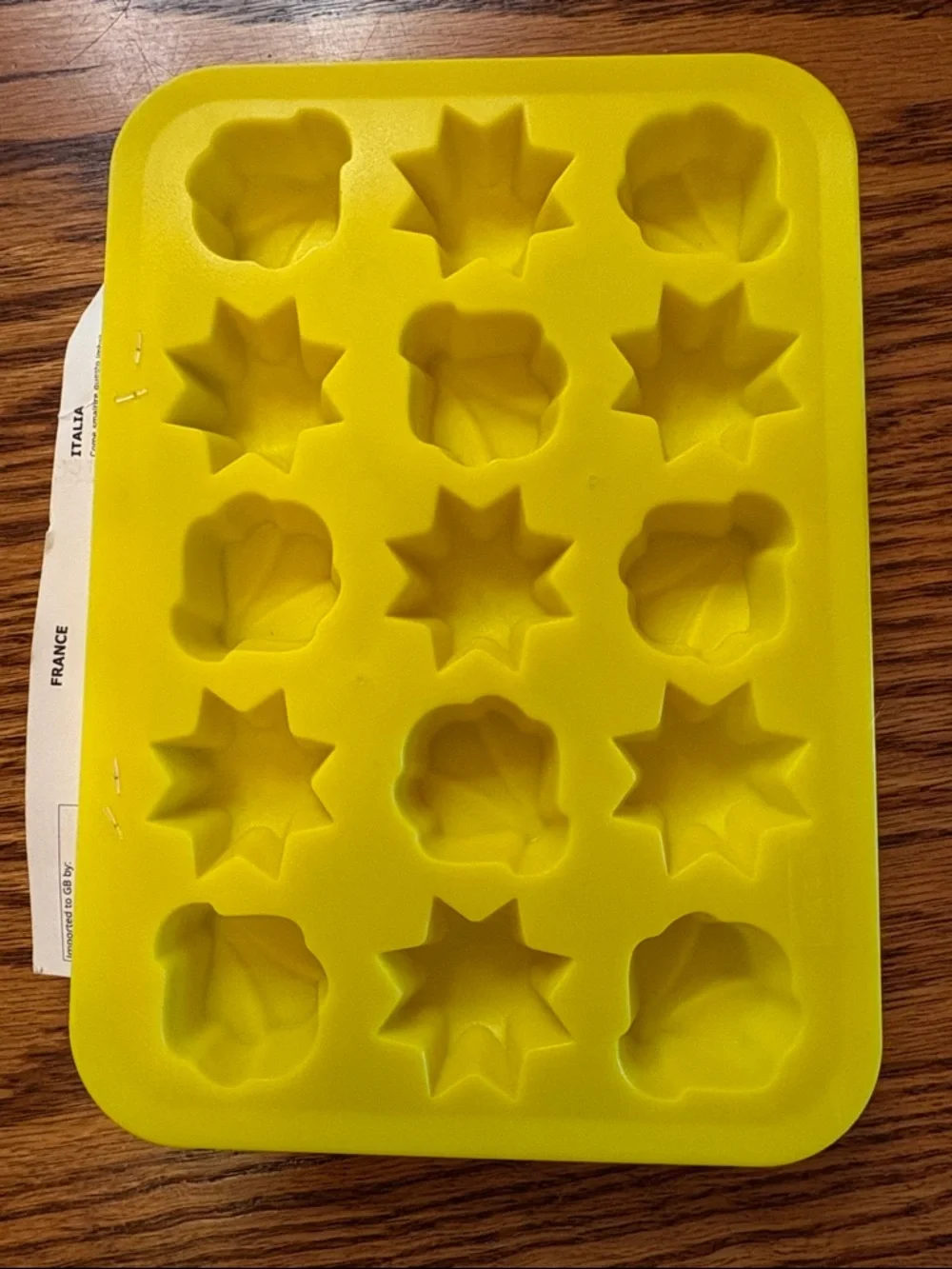 NWT IKEA SURSOT Ice Cube Tray for Star and shell shaped ice cubes for beverages